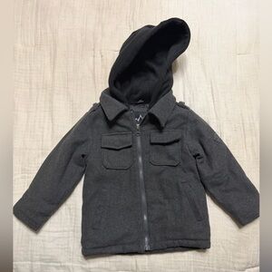 Boys 3T Ixtreme Outfitters Grey Coat with Black Hood